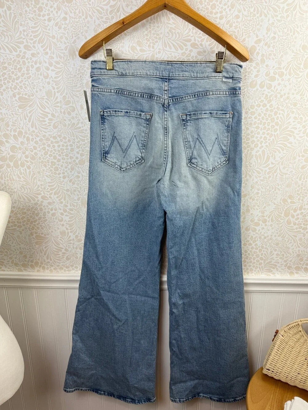 MOTHER The Tab Roller Skimp High-Rise Flare Jeans - Size - 30 - New with Tags